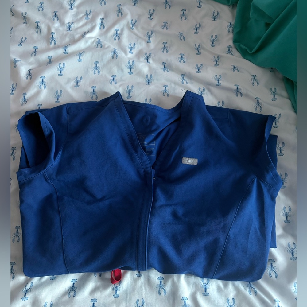 Figs Royal Blue Technical Jumpsuit
